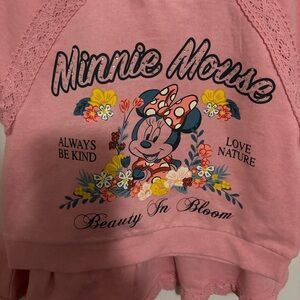 Disney Pink Minnie Mouse Kids Matching Set